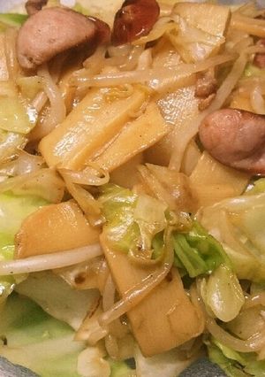 水煮メンマの野菜炒め-レシピのメイン写真