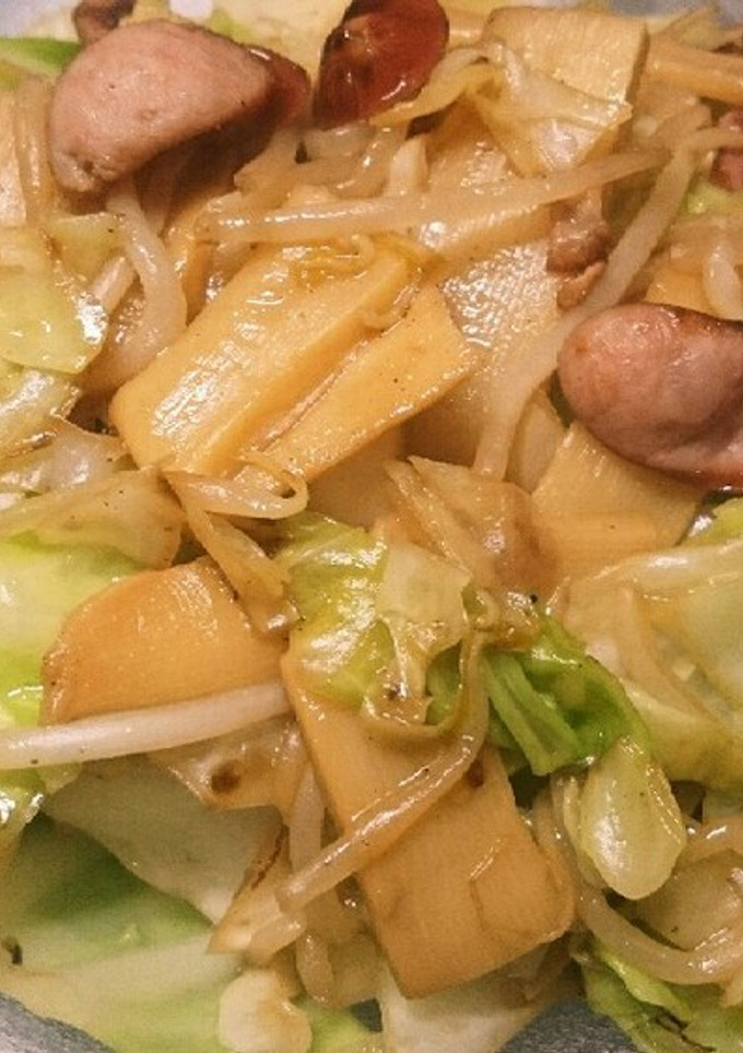 水煮メンマの野菜炒め-レシピのメイン写真