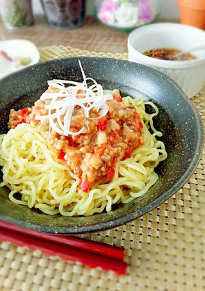 あるもので✩夏野菜ジャージャー麺-レシピのメイン写真
