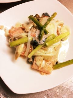 簡単鮭のレンチン蒸し-レシピのメイン写真