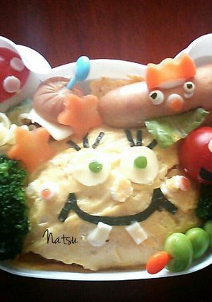2013/親子遠足★スポンジボブキャラ弁-レシピのメイン写真