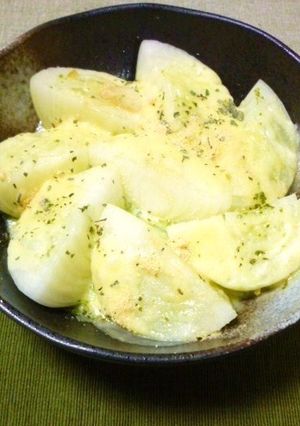 レンジで簡単♪　新たまバジルチーズ-レシピのメイン写真
