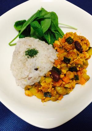 楽々！でも栄養満点！彩りキーマカレー-レシピのメイン写真