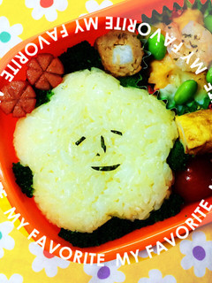 キャラ弁*簡単!星☆-レシピのメイン写真