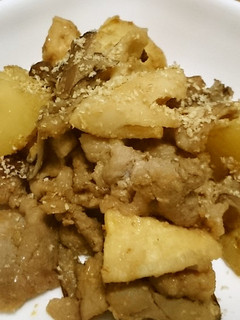 新じゃがとたけのこのごま味噌炒め-レシピのメイン写真