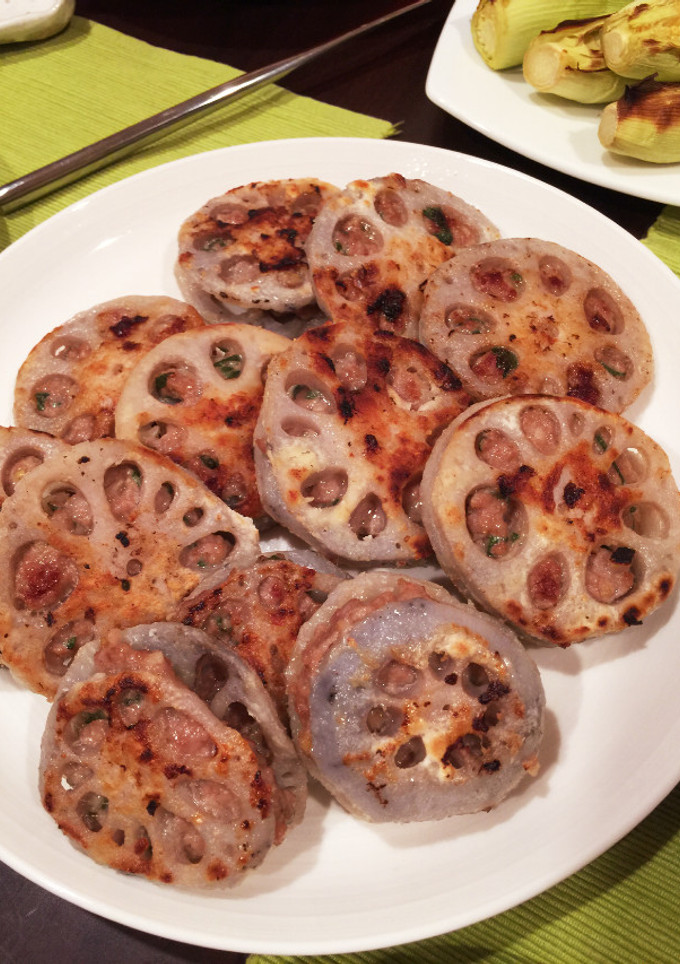 れんこんのはさみ焼き-レシピのメイン写真