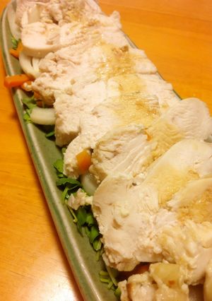 茹で鶏胸肉のサラダ仕立て-レシピのメイン写真