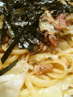 梅とサーディンの和風パスタ-レシピのメイン写真