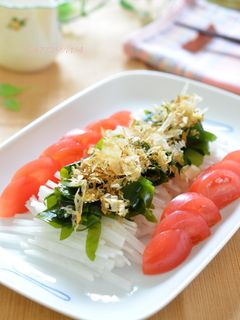 大根とワカメのポン♪サラダ-レシピのメイン写真