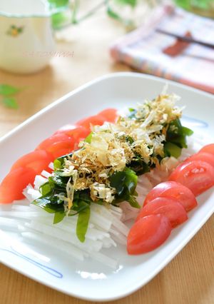 大根とワカメのポン♪サラダ-レシピのメイン写真