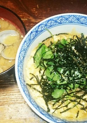 親子丼とハタハタのアラとあさりの味噌汁☆-レシピのメイン写真