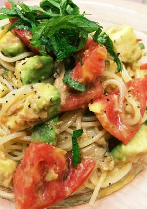 簡単和風冷製パスタ-レシピのメイン写真