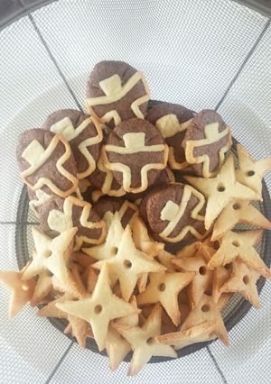 ☆ニンニンジャーと手裏剣クッキー-レシピのメイン写真