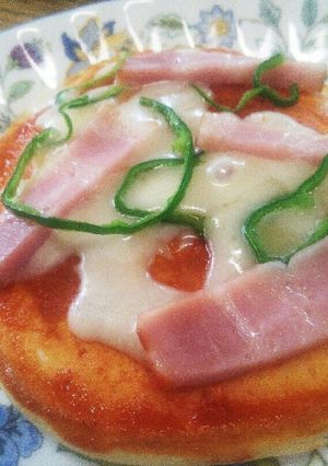 ホットケーキピザ-レシピのメイン写真