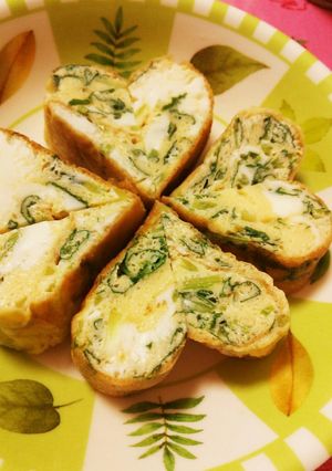 くっきりハートの卵焼き♪-レシピのメイン写真