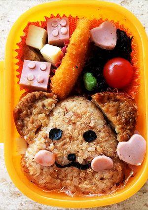 くま キャラ弁-レシピのメイン写真