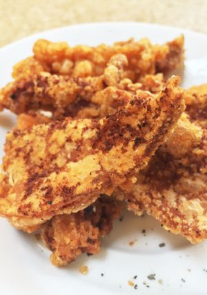 鶏皮パリッと揚げ-レシピのメイン写真