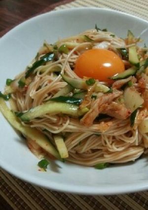 ウマ辛☆ビビン素麺-レシピのメイン写真