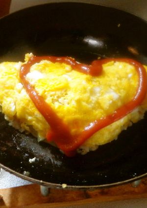 最速のオムライスの日（カレー味）-レシピのメイン写真