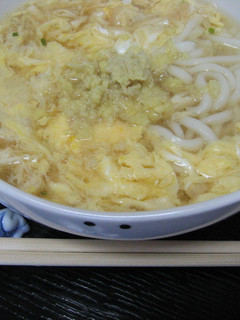 体の芯から温まる刻み生姜玉あんかけうどん-レシピのメイン写真