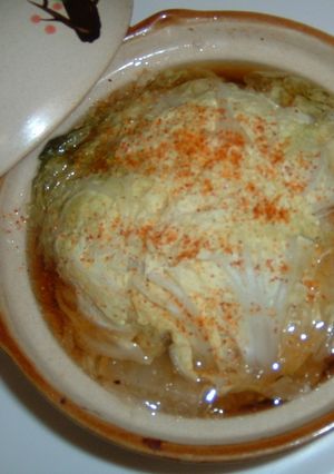 白菜と挽き肉の中華風重ね蒸し-レシピのメイン写真