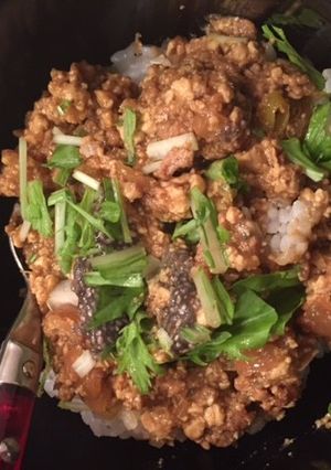 簡単麻婆カレー丼-レシピのメイン写真