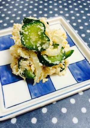 鰹節とチーズで♡旨味たっぷりおからサラダ-レシピのメイン写真