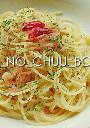 ピリ辛小エビのペペロンチーノスパゲッティ-レシピのメイン写真