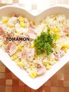 洋風炊き込みご飯✿バターコンソメベーコン-レシピのメイン写真