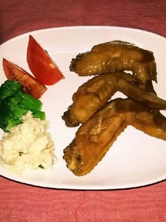 松本潤くんのお家の味!手羽先の甘辛煮-レシピのメイン写真