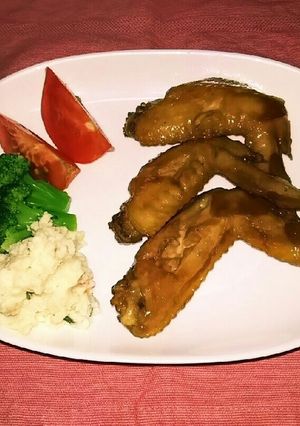 松本潤くんのお家の味！手羽先の甘辛煮-レシピのメイン写真