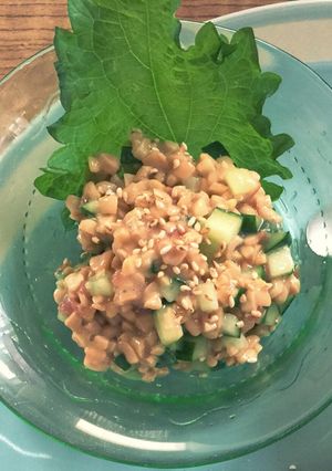 朝食に。簡単さっぱり『香り納豆』-レシピのメイン写真