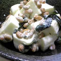 รูปของ ほわとろ☆わかめ納豆とはんぺん