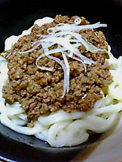 甘辛肉みそうどん-レシピのメイン写真