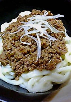甘辛肉みそうどん-レシピのメイン写真