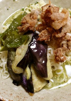 揚げ野菜と豚の塩ラーメン-レシピのメイン写真