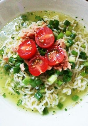 冷やしぶっかけ！さっぱりな塩ラーメン-レシピのメイン写真