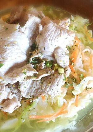 冷しゃぶ冷しぶっかけ塩ラーメン-レシピのメイン写真