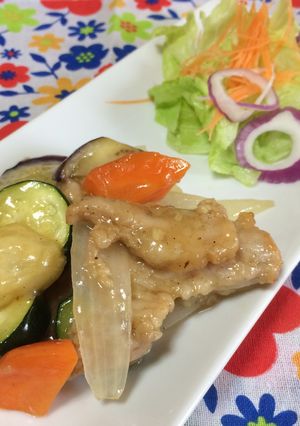 ホワンミーの夏野菜酢豚-レシピのメイン写真
