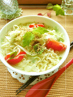 たっぷり野菜の、あっさり塩らーめん-レシピのメイン写真