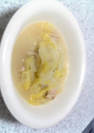 白菜と鶏肉のスープ-レシピのメイン写真