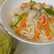 ホタテと野菜の冷やしぶっかけ塩ラーメン
