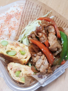 ☆枝豆と鮭の卵焼き☆お弁当0605-レシピのメイン写真