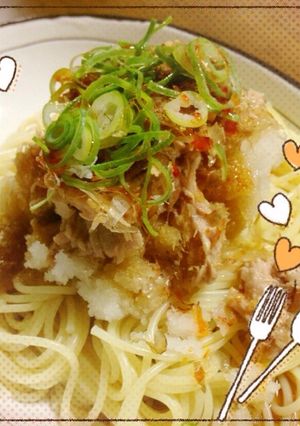 ツナと大根おろしのピリ辛パスタ-レシピのメイン写真