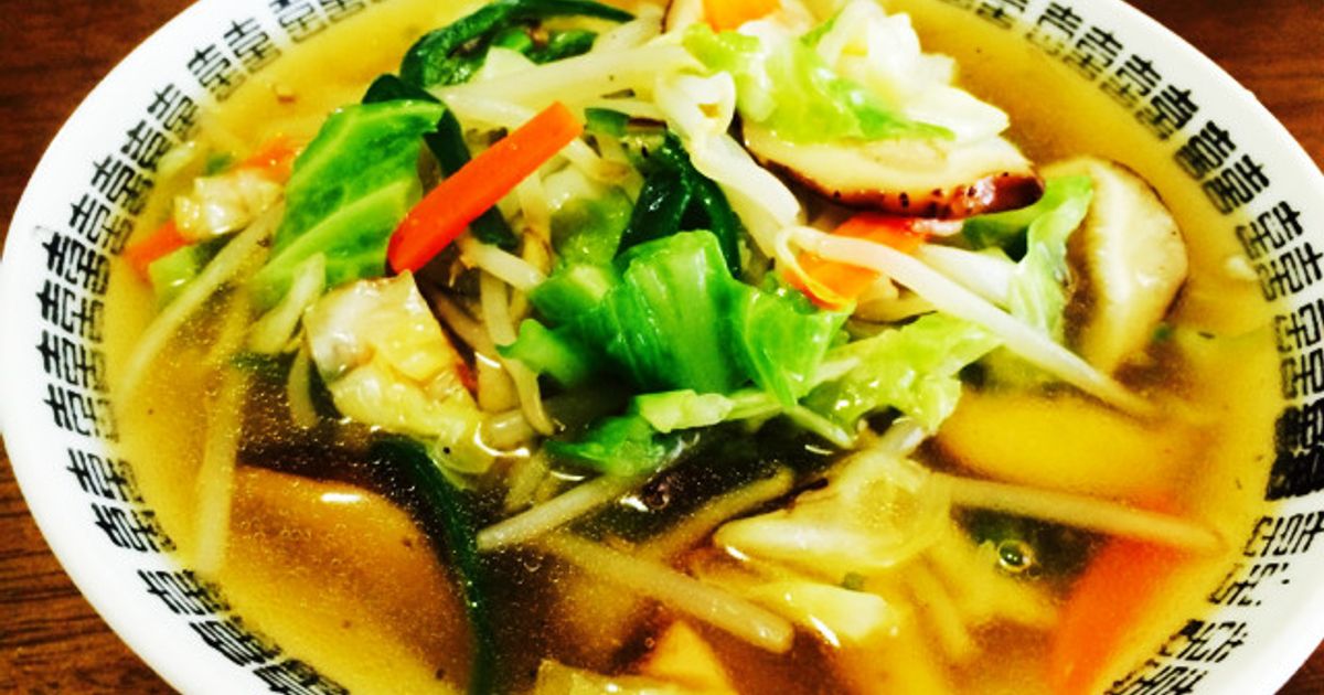 野菜のあんかけチャンポンめん by ちゃっぴぃ 【クックパッド】 簡単