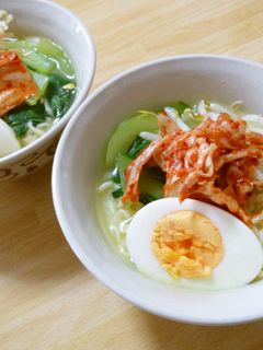 ちいさなラーメンキムチのせ-レシピのメイン写真