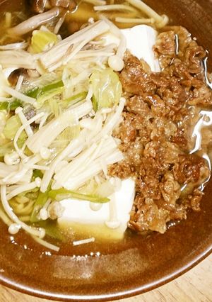 お出汁かおるぅ〜肉豆腐♪-レシピのメイン写真