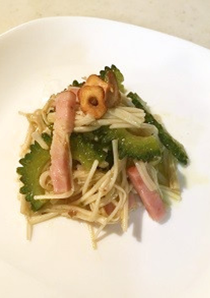 えのきとゴーヤのペペロンチーノ風-レシピのメイン写真
