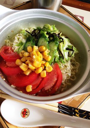 夏♡さっパリパリキャベツの塩昆布冷麺-レシピのメイン写真