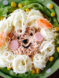 簡単!かわいい♪羊のそうめん-レシピのメイン写真